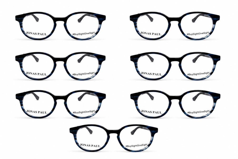 Jonas Paul Eyeglass Frames Blue Tortoise 43-15-125 - New